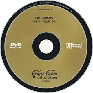 rainbow 1984 03 14 dvd japan tour 84 crime crew label